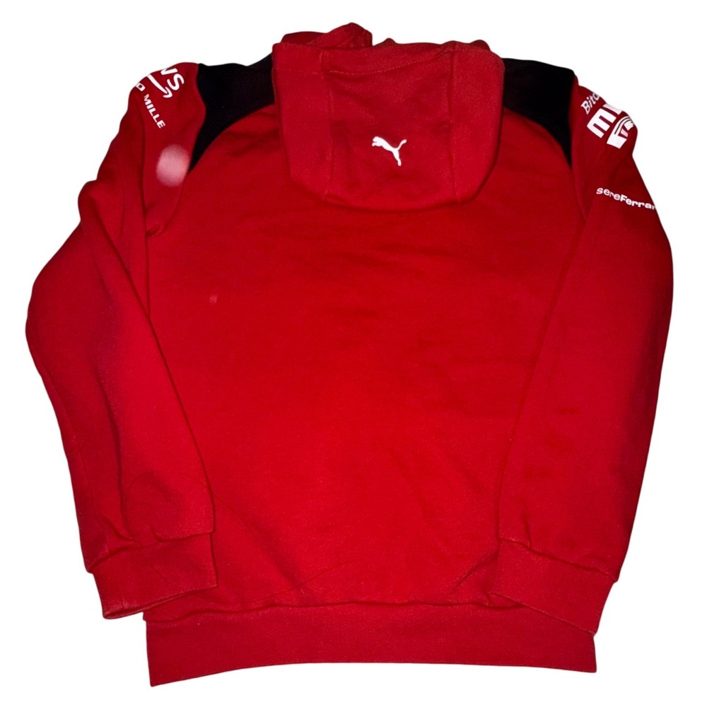 Scuderia Puma Ferrari Hoodie Youth XS Red Racing F1 Lewis Hamilton Racing 2023 - Picture 2 of 6